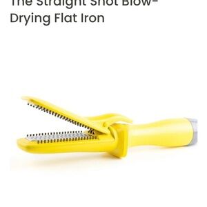 Drybar Bright Yellow Blow-Drying Flat Iron The Straight Shot